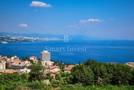 OPATIJA, stan 3S+DB s pogledom na more u novogradnji s bazenom, Opatija, شقة