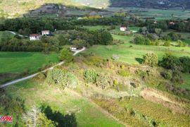 ISTRA, PIĆAN, ZEMLJIŠTE NA OSAMI S DOZVOLOM ZA VILLU, Pićan, Terreno