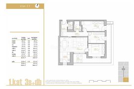 DONJI ZAMET, vrhunska novogradnja 3S+DB s pogledom na more i garažom (S2.1), Rijeka, Wohnung