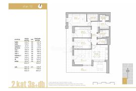 DONJI ZAMET, vrhunska novogradnja 3S+DB s pogledom na more i garažom (S1.2), Rijeka, Wohnung