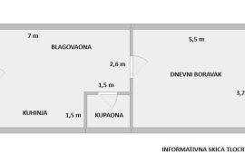 STAN, PRODAJA, ZAGREB, CENTAR, 37 m2, GARSONIJERA, Gornji Grad - Medveščak, Flat