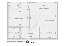 STAN, PRODAJA, ZAGREB, TREŠNJEVKA, 49m2, 2-SOBAN, Trešnjevka - Sjever, Appartement