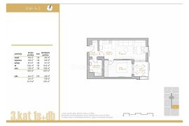 DONJI ZAMET, vrhunska novogradnja 1S+DB s pogledom na more i garažom (S4.3), Rijeka, Διαμέρισμα