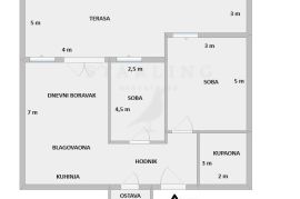 STAN, PRODAJA, ZAGREB, SREDIŠĆE, 68 m2, 3-soban, Novi Zagreb - Istok, Wohnung