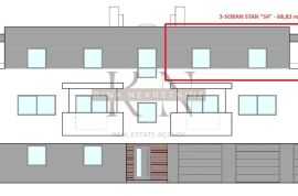 VELIKA GORICA -NOVOGRADNJA- STAN S4a ,3S,68.82m2+terasa 28m2+garaža+VPM, Velika Gorica, Apartamento