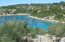 Korčula Vela Luka uvala Stratinčica 5082 m2 za vile, Vela Luka, Terreno