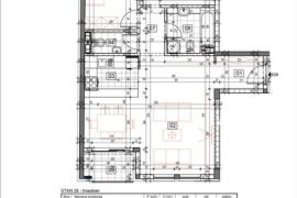 Novogradnja, trosoban, 71,45 m2, Banovo brdo, Majdanska Čukarica 14, Čukarica, Wohnung