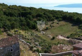 Brseč, građevinsko zemljište s predivnim pogledom na more, Mošćenička Draga, Tierra