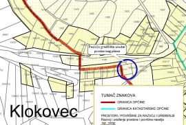 Krapinske Toplice, Klokovec, gradilište 640 m², Krapinske Toplice, Land