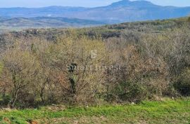 ISTRA, LABIN - RABAC, ZEMLJIŠTE S PANORAMSKIM POGLEDOM. 826 M2, Labin, Arazi