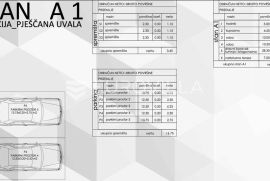 Pula, Pješčana Uvala - trosobni stan novogradnje u prizemlju s vrtom, NKP 60m2 - 450m od mora, Medulin, Flat