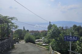 OPATIJA, POBRI- građevinsko zemljište 615m2 s pogledom na more za stambenu zgradu-stanove-apartmane/ obiteljsku kuću/ kuću za iznajmljivanje- odmor s bazenom, Opatija - Okolica, أرض