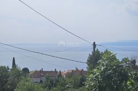 OPATIJA, POBRI- građevinsko zemljište 615m2 s pogledom na more za stambenu zgradu-stanove-apartmane/ obiteljsku kuću/ kuću za iznajmljivanje- odmor s bazenom, Opatija - Okolica, Arazi