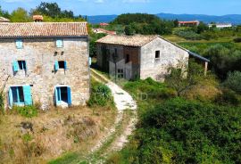 Cerovlje, okolica, dvije kamene kuće sa prekrasnim pogledom, Cerovlje, Maison