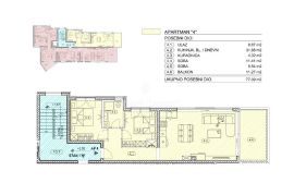 OPATIJA, stan 2S+DB s pogledom na more u luksuznoj novogradnji (A4), Opatija, Apartamento