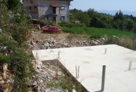 VEPRINAC, PREDIVAN POGLED - započeta gradnja, Opatija - Okolica, Terreno