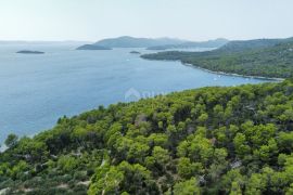 OTOK UGLJAN, KUKLJICA - Građevinsko zemljište s građevinskom dozvolom za gradnju vile, Kukljica, Terreno