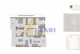 Penthouses Pula Novogradnja S4-113,14m2, Pula, Stan