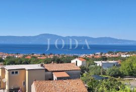 Otok Krk, Malinska, apartmanska kuća s pogledom na more, Malinska-Dubašnica, House