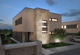 Fažana, okolica, atraktivna nova kuća u mirnoj ulici, Fažana, Kuća