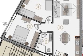 Stan Prodaja stanova u novom poslovno - stambenom projektu, Poreč, Poreč, Διαμέρισμα