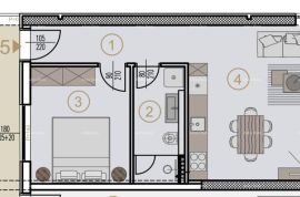 Stan Prodaja stanova u novom poslovno - stambenom projektu, Poreč, Poreč, Appartement