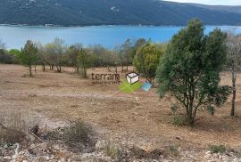 Istra, Labin, Trget građevinsko zemljište 1620m2 s direktnim pogledom na more prodaja, Raša, Arazi