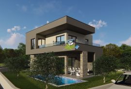 Istra, Marčana, kuća 141,2m2 s bazenom, pogled more, NOVO!!, prodaja, Marčana, House