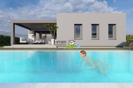 Istra, Kanfanar, samostojeća kuća 120m2, 3SS+DB, bazen, uređena okućnica, NOVO!! #prodaja, Kanfanar, Haus