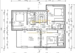 Projekt ključ u ruke - katnica s pogledom na more, Kaštelir-Labinci, Maison