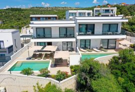 OTOK PAG, JAKIŠNICA vrhunska moderna duplex vila s bazenom, Novalja, Σπίτι