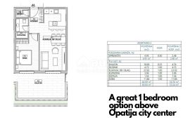 OPATIJA, CENTAR - ekskluzivan apartman s garažom u luksuznoj novogradnji iznad centra Opatije, POGLED!, Opatija, Wohnung