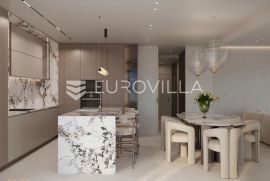 Trogir, trosoban penthouse s krovnom terasom i otvorenim pogledom na more, Trogir, شقة