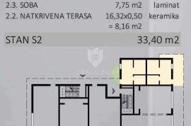 Labin, garsonijera u prizemlju novogradnje, Labin, Appartement