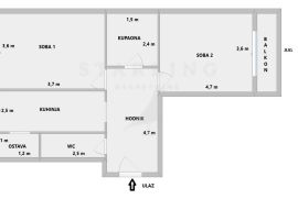 STAN, PRODAJA, ZAGREB, DUBRAVA, 57 m2, 2-soban, Gornja Dubrava, شقة