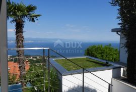 OPATIJA, LOVRAN - luksuzna vila s predivnim pogledom na more, bazenom i okućnicom površine 500m2, Lovran, House