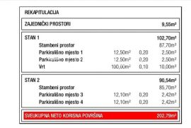 Samobor, Domaslovec, Novogradnja, četverosoban stan NKP 91 m2, Wohnung