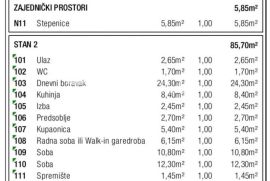 Samobor, Domaslovec, Novogradnja, četverosoban stan NKP 91 m2, Kвартира