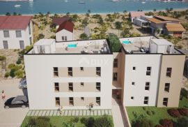 ZADAR, SUKOŠAN - Moderan stan s vrtom u izgradnji 30 m od mora S2, Sukošan, Appartement