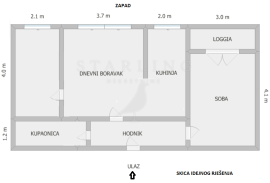 STAN, PRODAJA, ZAGREB, SREDNJACI, 55 m2, 2-soban, Trešnjevka - Jug, Wohnung