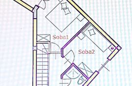 Kaštanjer dvoetažni stan 63m2 2ss+db,VRT !, Pula, Appartment