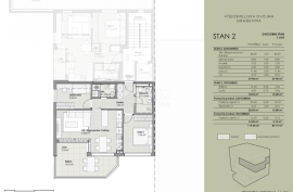 COSTABELLA, BIVIO KANTRIDA - eksluzivan stan 78,50m2, 1. kat,  100m od mora, prekrasan pogled - STAN 2, Rijeka, Flat