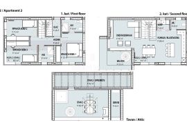 OPATIJA, stan 3S+DB s pogledom na more, u novogradnji (K2/S2), Opatija, Apartamento