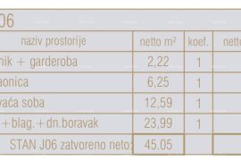 Stan Prodaja stanova u novom poslovno - stambenom projektu, Poreč, J06-zgrada J, Poreč, Daire