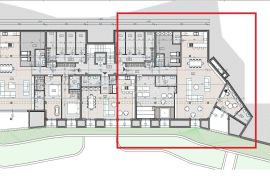 OPATIJA, CENTAR - stan prizemlje 172m2 s pogledom na more wellnessom i teretanom K2, Opatija, Daire