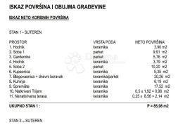 Stan NOVOGRADNJA suteren u najpoželjnijem kvartu Krapine!, Krapina, Appartement