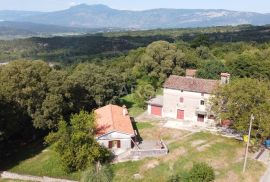 VELIKO IMANJE - KOMPLEKS KAMENIH KUĆA I POLJOPRIVREDNOG ZEMLJIŠTA - 78.363 m², Labin, Kuća