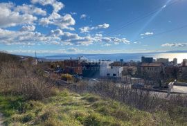 RIJEKA, TRSAT - GRAĐEVINSKO ZEMLJIŠTE S GRAĐEVINSKOM DOZVOLOM I POGLEDOM NA MORE!!! PRILIKA!!!, Rijeka, Terrain