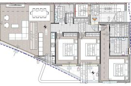 OPATIJA, LOVRAN - stan u luksuznoj novogradnji, 300 m od mora, terasa, garaža, Lovran, Wohnung