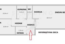 STAN, PRODAJA, ZAGREB, TREŠNJEVKA, 77 m2, 3-SOBAN, Trešnjevka - Sjever, Apartamento